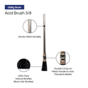 3/8" Boar Hair Acid Flux Brush