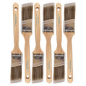 6 Pk 1.5 Inch Angle Sash Paint Brush