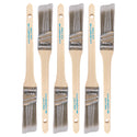 6 Pk 1 Inch Angle Sash Paint Brush